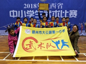 2018年代表大一校参加全省中小学生比赛